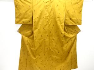 琉球絣柄織出し手織り紬着物